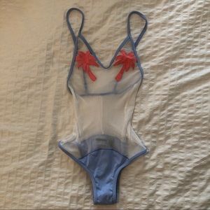 Rare MINIMALE ANIMALE Palm Tree One Piece